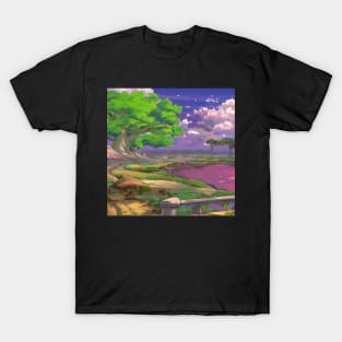 Anime Style Landscape T-Shirt